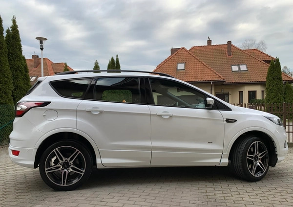 Ford Kuga cena 82800 przebieg: 73891, rok produkcji 2018 z Wojnicz małe 407